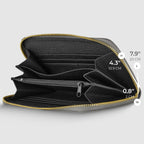 Italian Metallic Full-Grain Leather Wallet | Udine - Che Cose Belle