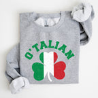 Italian Shamrock, Flag, St Patrick's Day Sweatshirt - Che Cose Belle