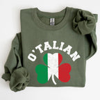 Italian Shamrock, Flag, St Patrick's Day Sweatshirt - Che Cose Belle
