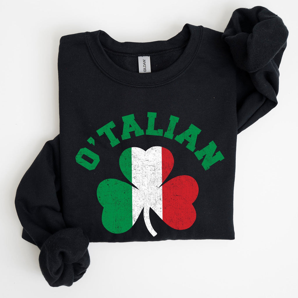 Italian Shamrock, Flag, St Patrick's Day Sweatshirt - Che Cose Belle