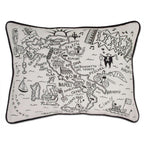 Italy Hand-Guided Machine Pillow by CatStudio - Che Cose Belle