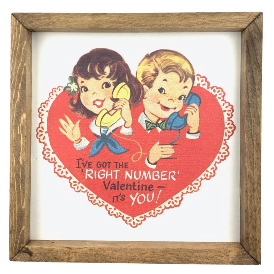 I've Got The Right Number Framed Art - Che Cose Belle