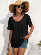 Ivy Lane Lace Trim Short Sleeve Top - Che Cose Belle