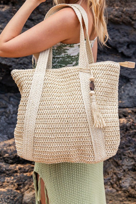 Izola Carry All Tassel Tote - Che Cose Belle