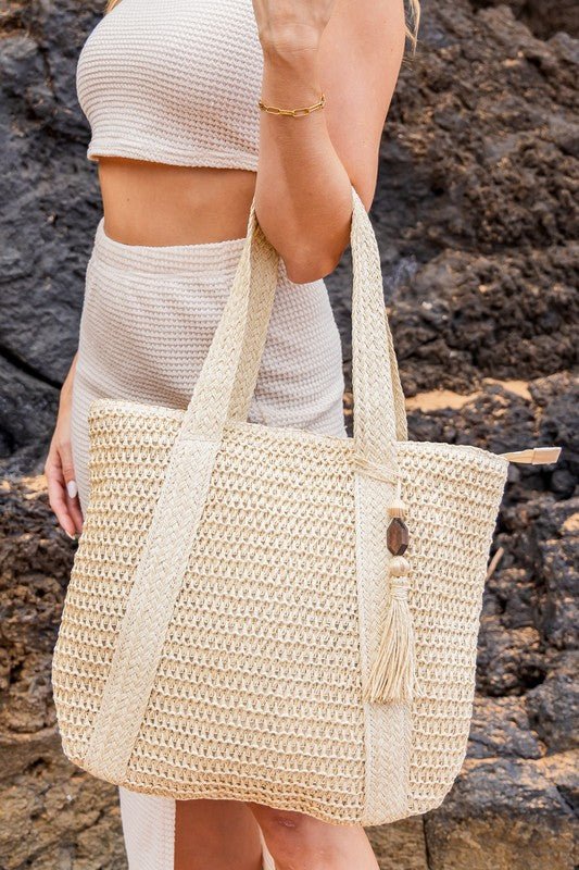 Izola Carry All Tassel Tote - Che Cose Belle