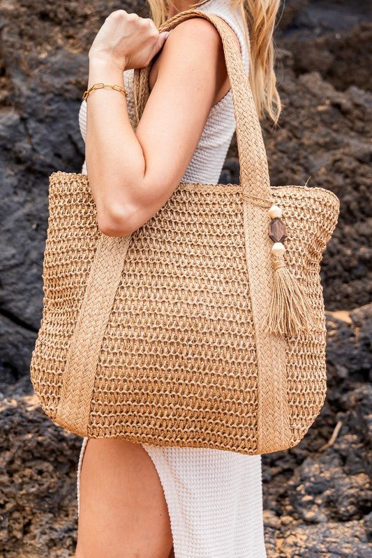 Izola Carry All Tassel Tote - Che Cose Belle