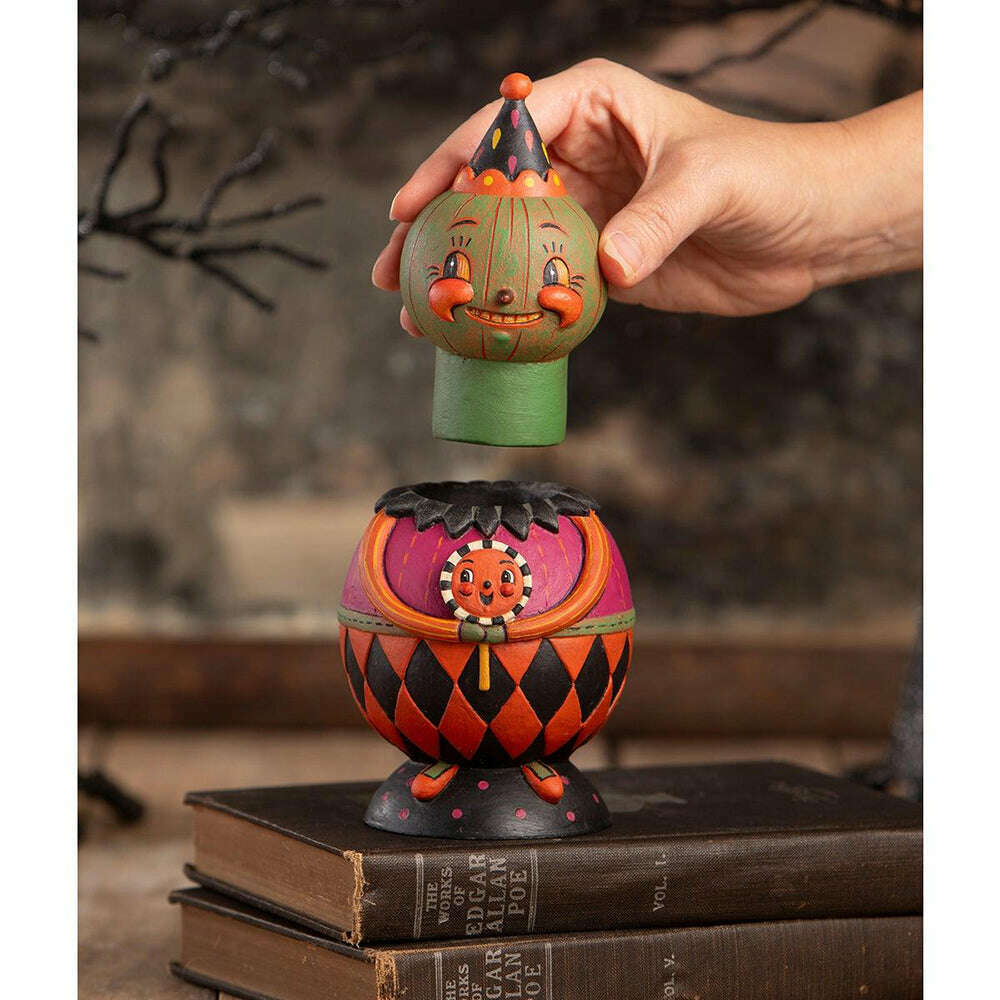 Jackie Green-O-Ween Spooks Jar | Halloween Decor | Johanna Parker Bethany Lowe