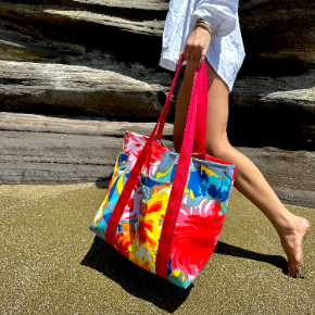 Jams World Lined Tote Bag - Sunny Meadow - Che Cose Belle