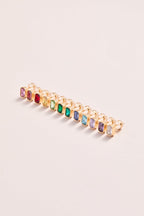 January Emerald - Cut Birthstone Stud - Che Cose Belle