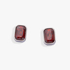 January Emerald - Cut Birthstone Stud - Che Cose Belle