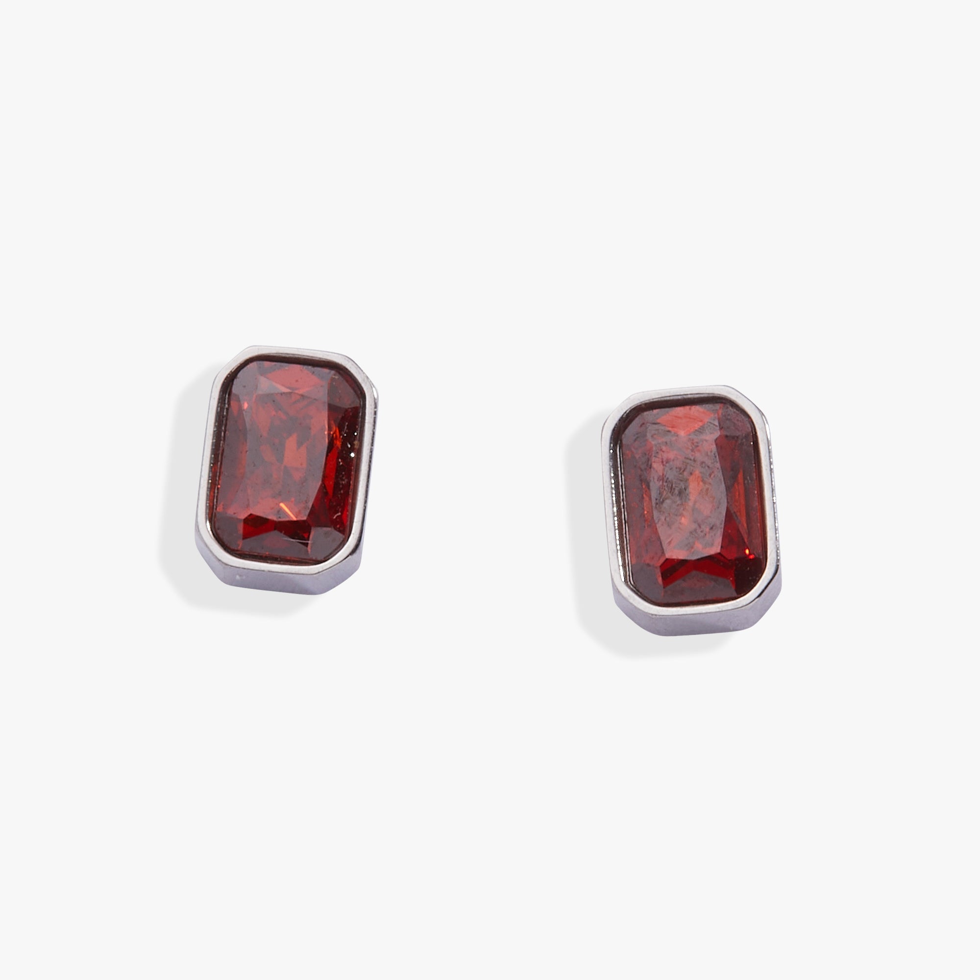 January Emerald - Cut Birthstone Stud - Che Cose Belle