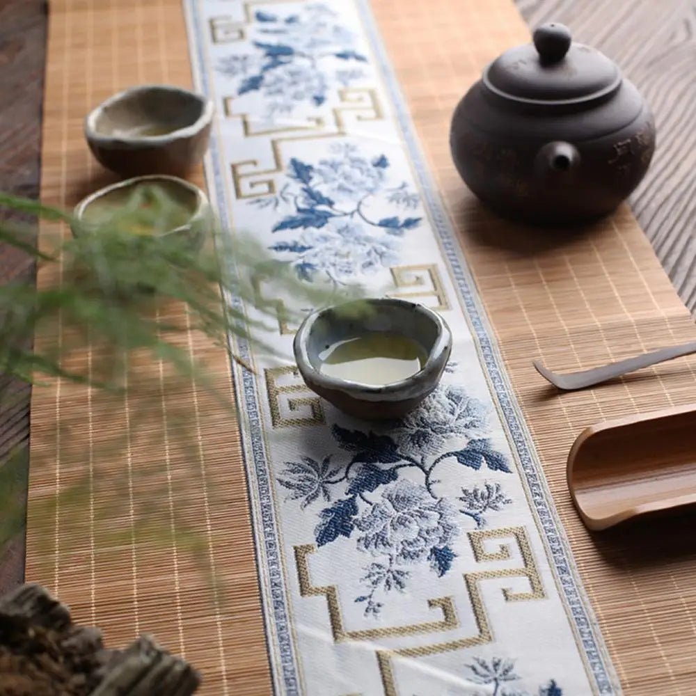Japanese Bamboo Table Runner Handmade Tea Placemat - Che Cose Belle