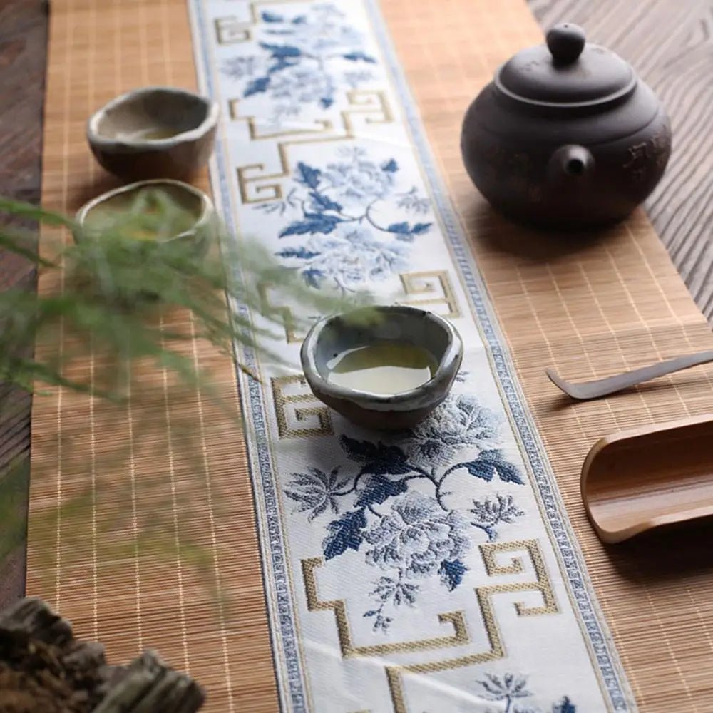 Japanese Bamboo Table Runner Handmade Tea Placemat - Che Cose Belle