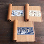 Japanese Bamboo Table Runner Handmade Tea Placemat - Che Cose Belle