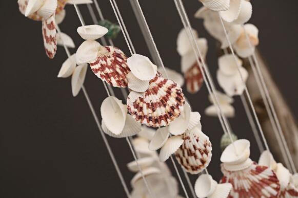 Japanese Wind Chimes Bells Hanging Ornaments Mobile Portable Waterproof Outdoor Wind-chime Mediterranean Style Home Garden Yard Decoration Natural Shell Wind Chimes Birthday Gifts - Che Cose Belle