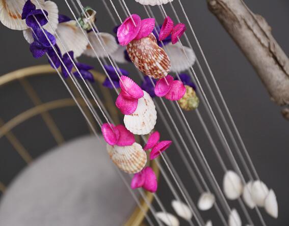 Japanese Wind Chimes Bells Hanging Ornaments Mobile Portable Waterproof Outdoor Wind-chime Mediterranean Style Home Garden Yard Decoration Natural Shell Wind Chimes Birthday Gifts - Che Cose Belle