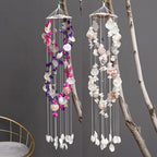 Japanese Wind Chimes Bells Hanging Ornaments Mobile Portable Waterproof Outdoor Wind-chime Mediterranean Style Home Garden Yard Decoration Natural Shell Wind Chimes Birthday Gifts - Che Cose Belle