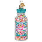 Jar Of Sprinkles Glass Ornament - Che Cose Belle