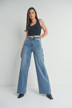 JBD HR Palazzo Wide Leg Jean - Che Cose Belle