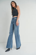 JBD HR Palazzo Wide Leg Jean - Che Cose Belle