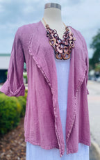 Jeanne Bolero Resort Wear Jacket 100% Cotton Gauze - Che Cose Belle