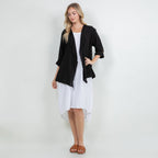 Jeanne Bolero Resort Wear Jacket 100% Cotton Gauze - Che Cose Belle