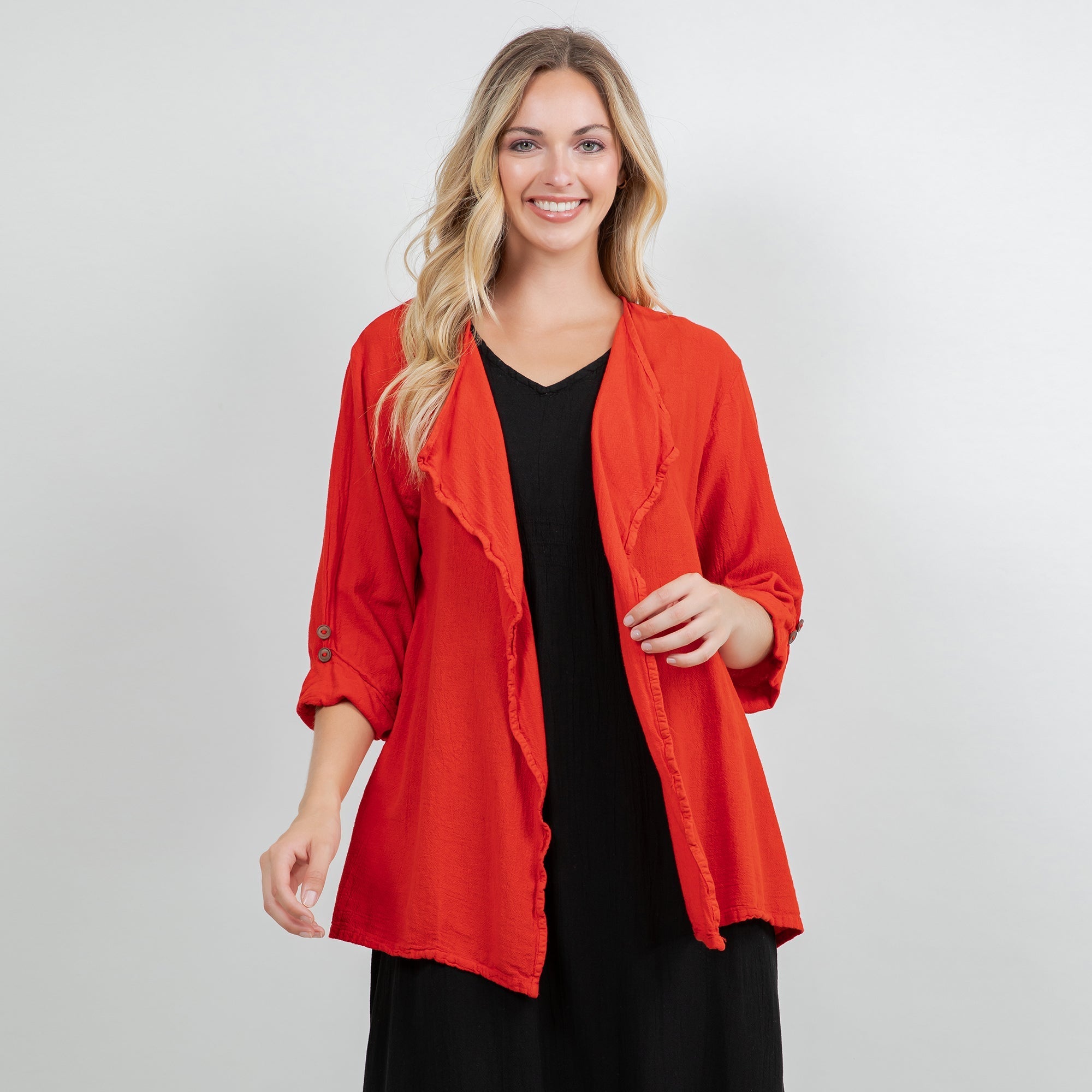 Jeanne Bolero Resort Wear Jacket 100% Cotton Gauze - Che Cose Belle