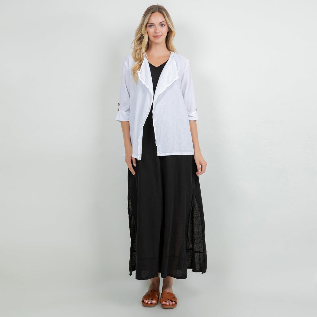 Jeanne Bolero Resort Wear Jacket 100% Cotton Gauze - Che Cose Belle
