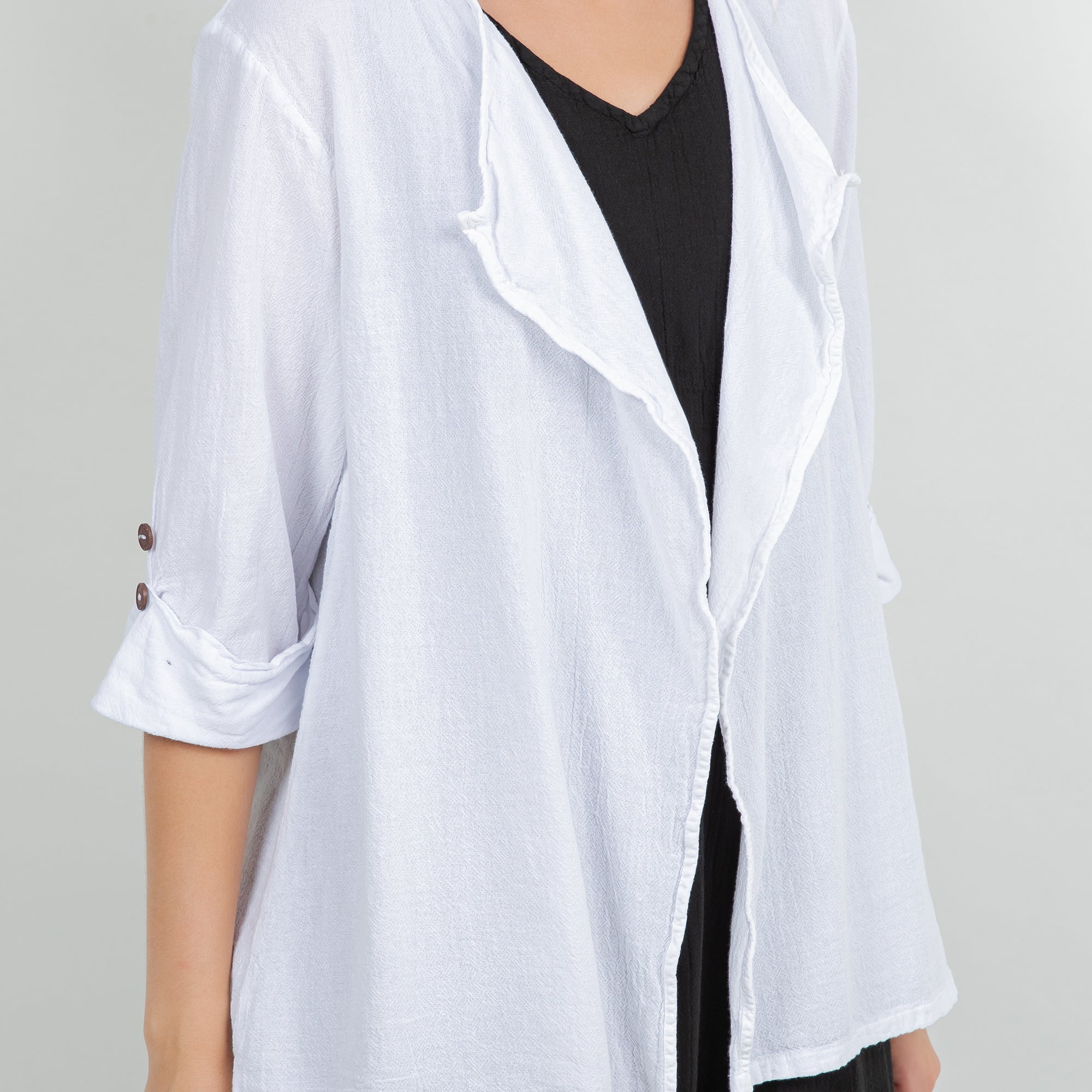 Jeanne Bolero Resort Wear Jacket 100% Cotton Gauze - Che Cose Belle