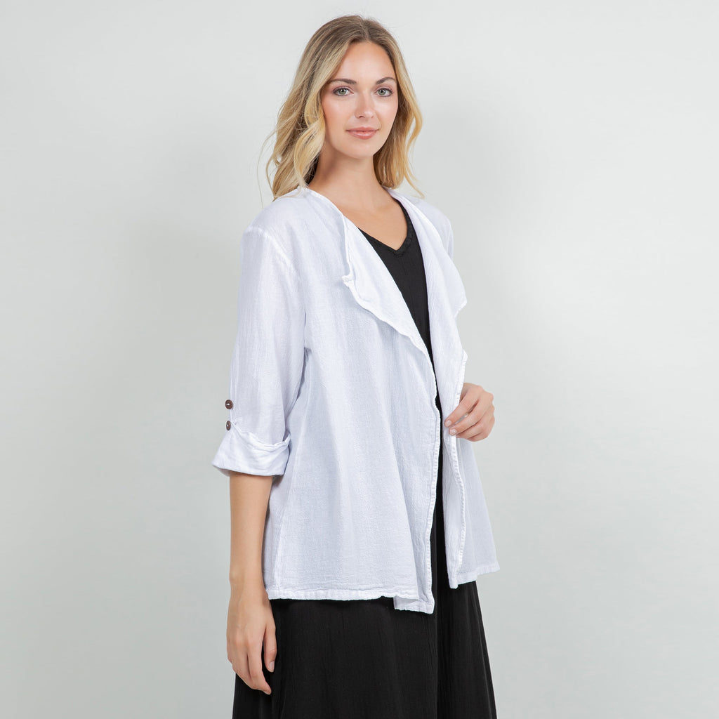 Jeanne Bolero Resort Wear Jacket 100% Cotton Gauze - Che Cose Belle