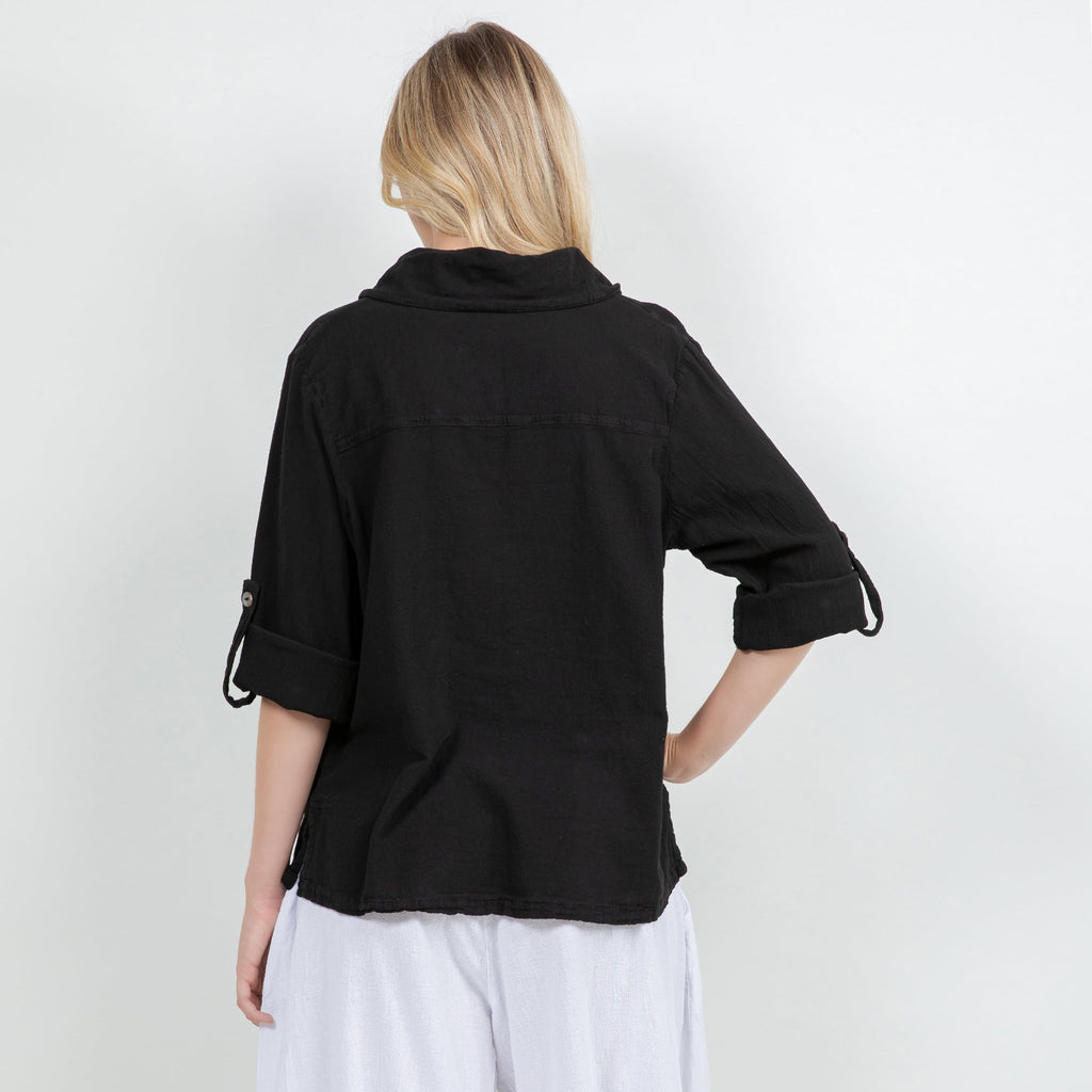 Jeanne Bolero Resort Wear Jacket 100% Cotton Gauze - Che Cose Belle