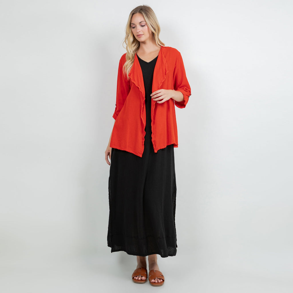 Jeanne Bolero Resort Wear Jacket 100% Cotton Gauze - Che Cose Belle