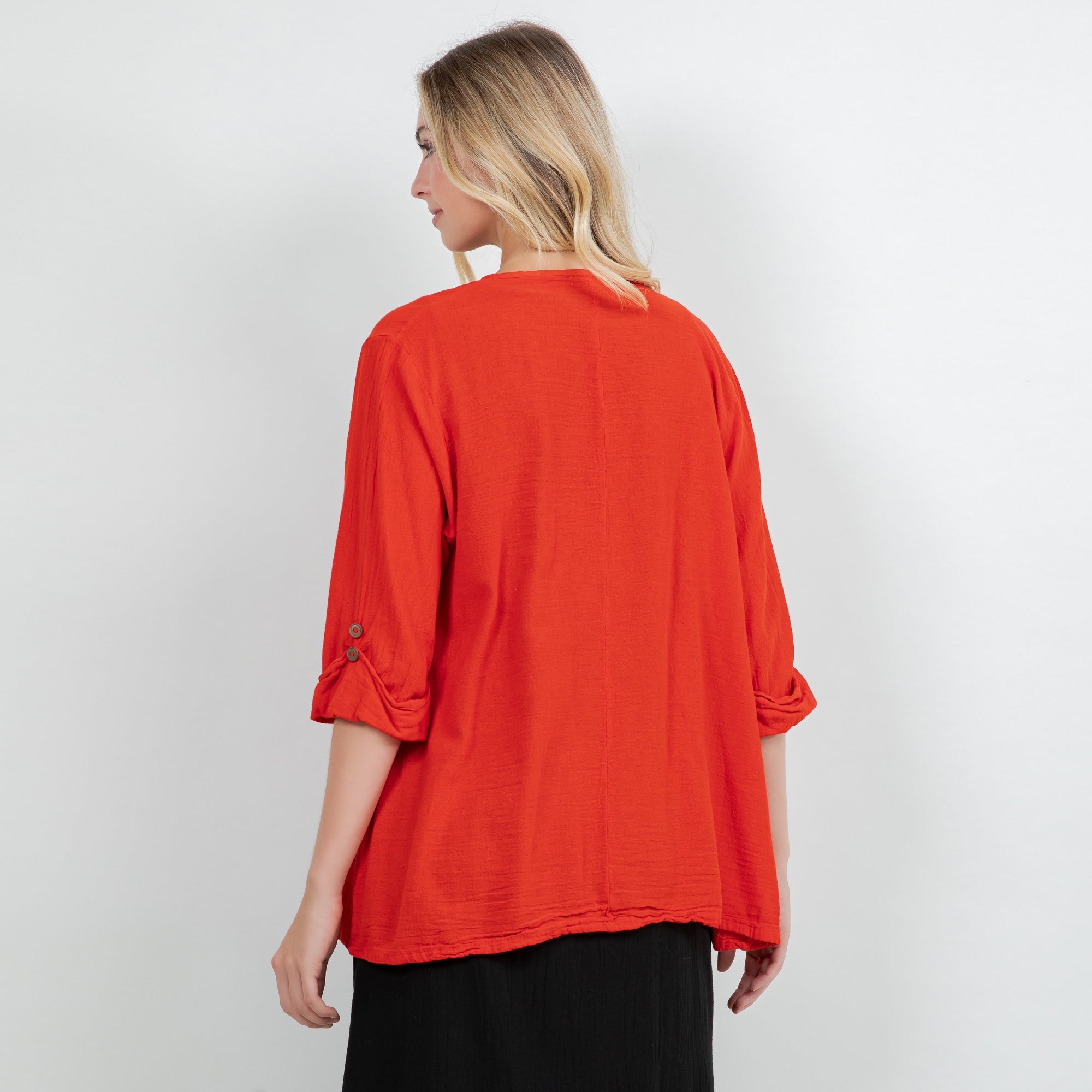 Jeanne Bolero Resort Wear Jacket 100% Cotton Gauze - Che Cose Belle