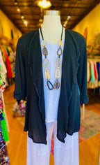 Jeanne Bolero Resort Wear Jacket 100% Cotton Gauze - Che Cose Belle
