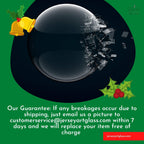 Bedazzled Christmas Tree Stemless Wine Glasses