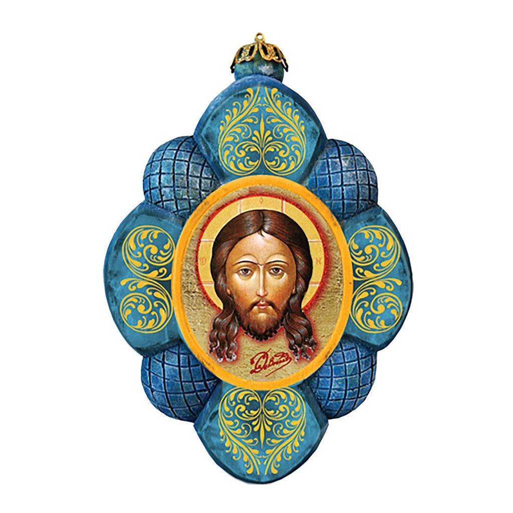 Jesus Sculpted Hand-Painted Christmas Ornament by G. DeBrekht - Nativity Holiday Decor - 610843 - Che Cose Belle