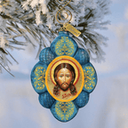 Jesus Sculpted Hand-Painted Christmas Ornament by G. DeBrekht - Nativity Holiday Decor - 610843 - Che Cose Belle