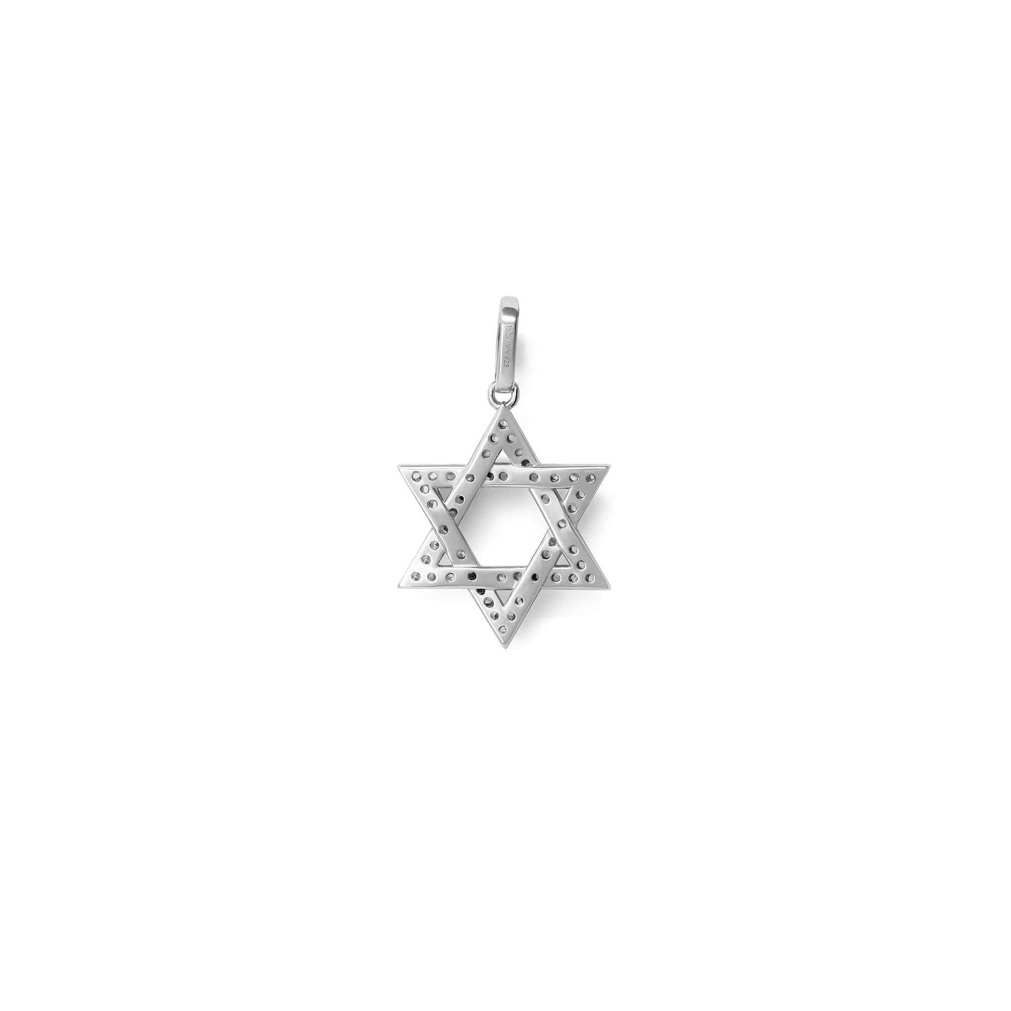 Jewish Magen Star Of David Pendant - Solid 925 Sterling Silver Men's Jewelry - Che Cose Belle