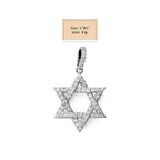 Jewish Magen Star Of David Pendant - Solid 925 Sterling Silver Men's Jewelry - Che Cose Belle