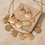 Jharana Layered Disc Necklace - Che Cose Belle