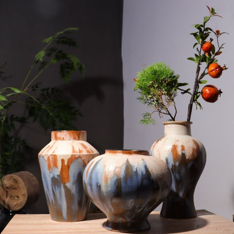Jingdezhen Ceramic Vase New Chinese Style Water Flower Cultivation - Che Cose Belle