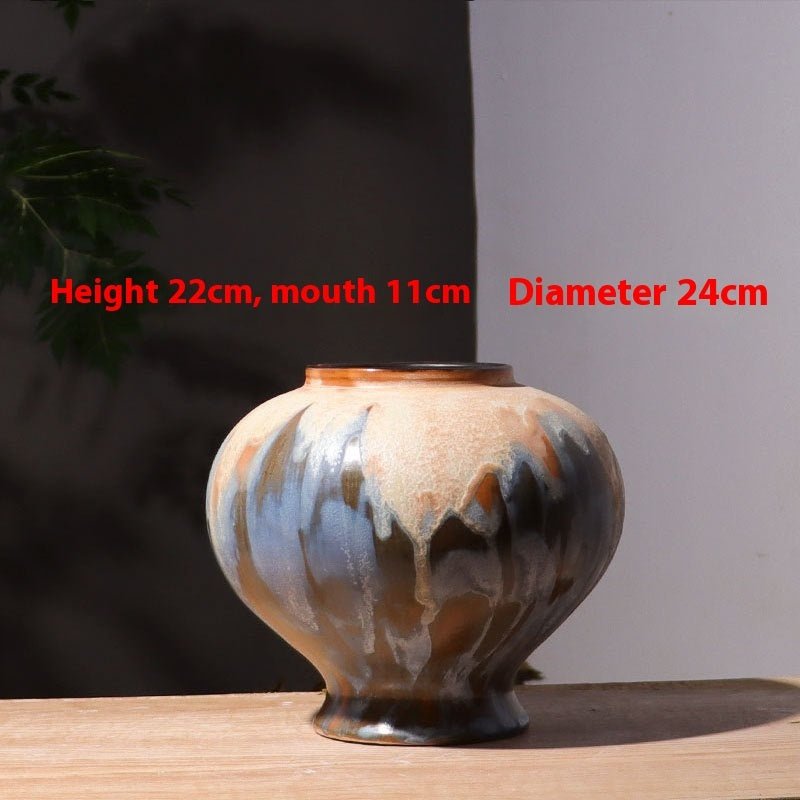Jingdezhen Ceramic Vase New Chinese Style Water Flower Cultivation - Che Cose Belle