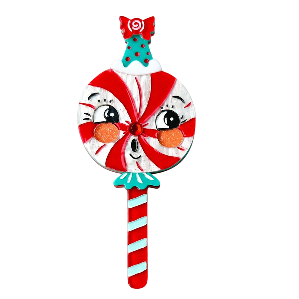Laughing Merrymint Brooch by Johanna Parker x Lipstick & Chrome