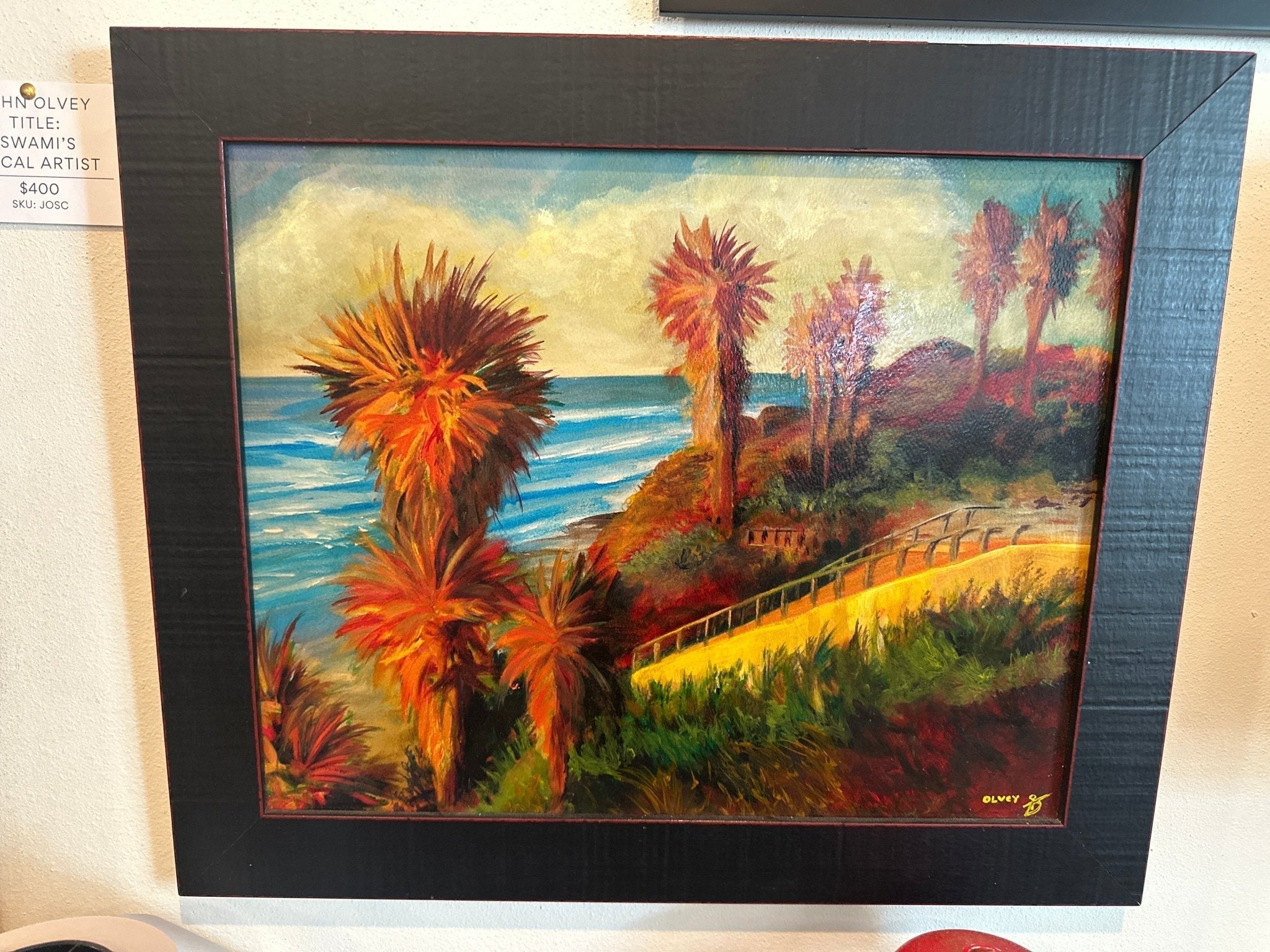 John Olvey – “Swami’s” Original Painting - Che Cose Belle