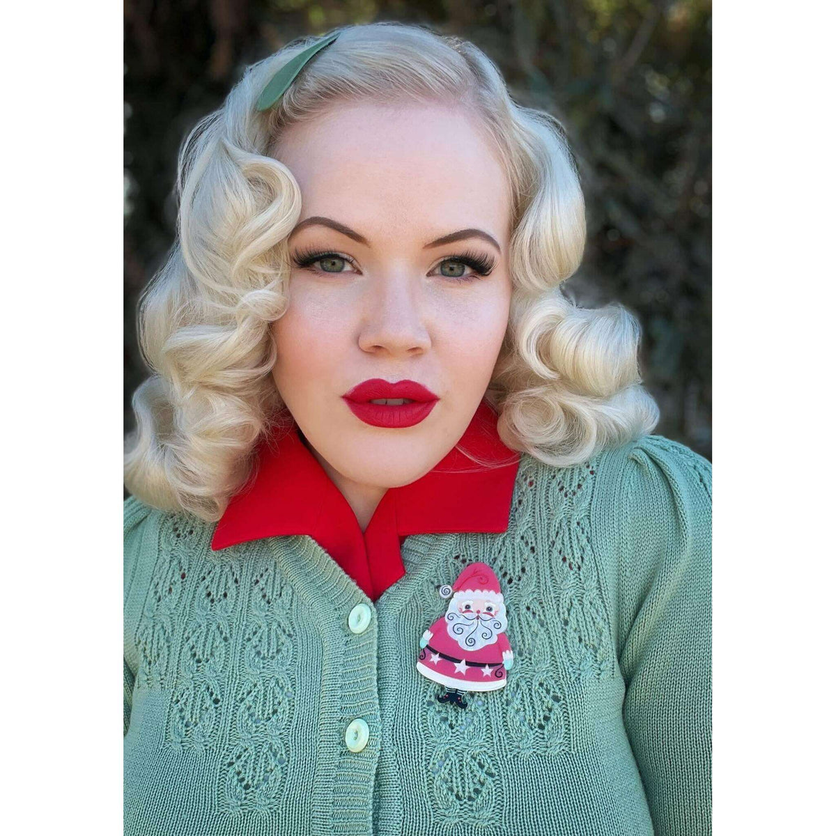 Jolly Old Elf PINK Brooch by Johanna Parker x Lipstick & Chrome - Che Cose Belle