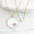 Journey Together Necklace Set in Mother of Pearl - Che Cose Belle