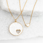 Journey Together Necklace Set in Mother of Pearl - Che Cose Belle