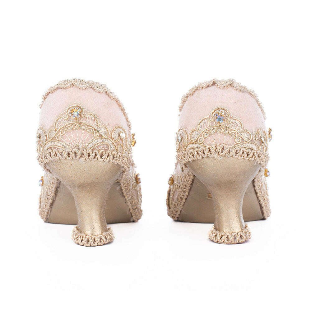 Joyeux Noel Fancy Tabletop Shoe | Christmas Decor | Katherine's Collection - Che Cose Belle
