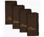 Joyful Holiday Napkins - Che Cose Belle