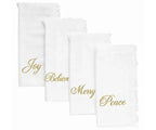 Joyful Holiday Napkins - Che Cose Belle